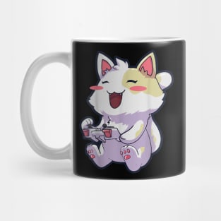 Anime Gamer Gaming Video Games Cat Mug